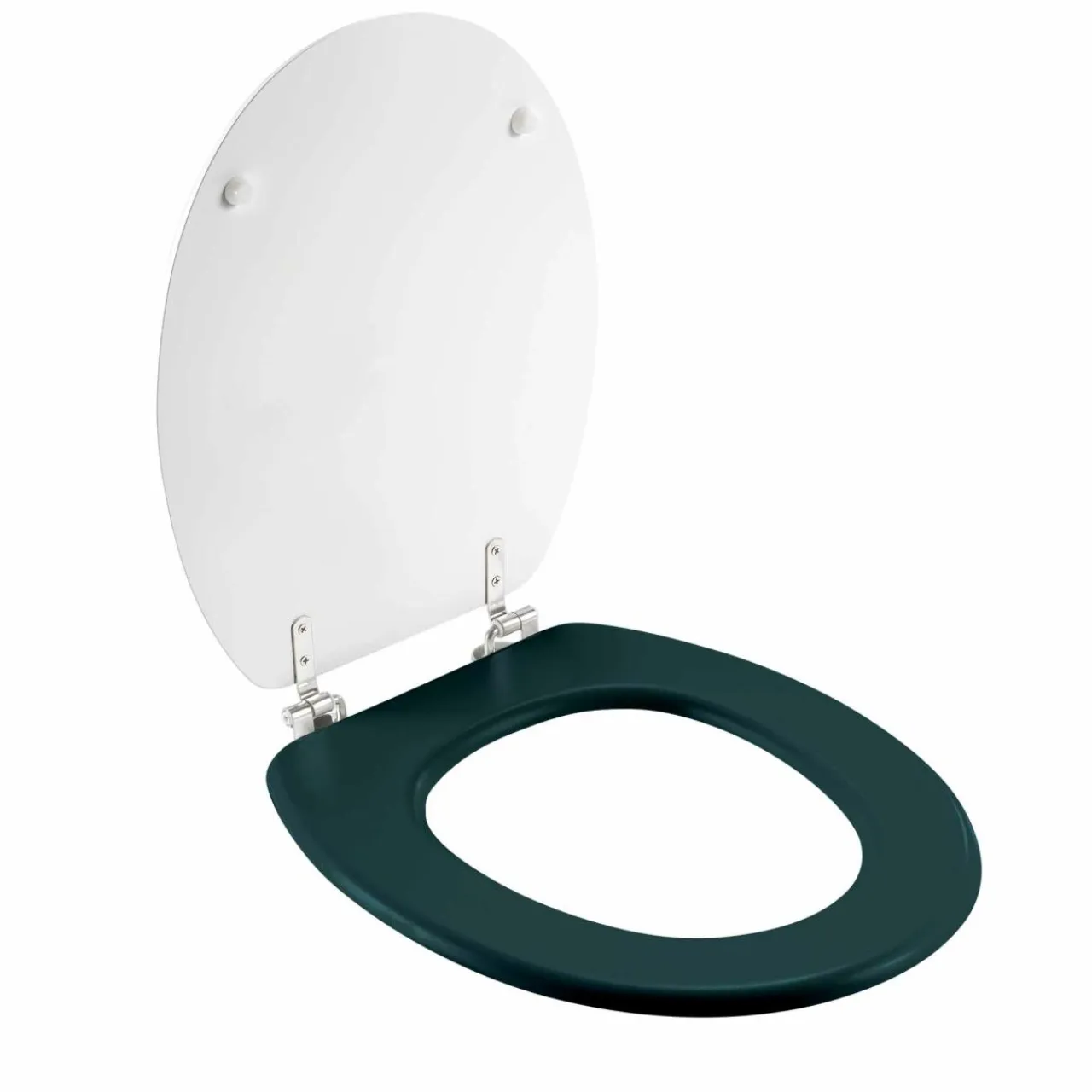 douceur d'intu017drieur Abattant WC bois (37 x 46 cm) Ginkoblue Bleu Discount