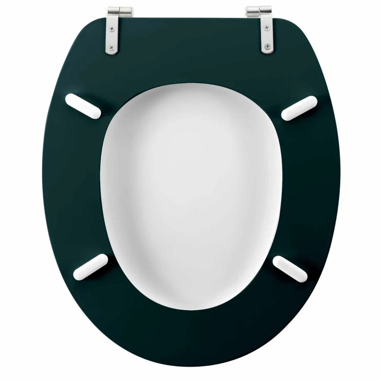 douceur d'intu017drieur Abattant WC bois (37 x 46 cm) Ginkoblue Bleu Discount