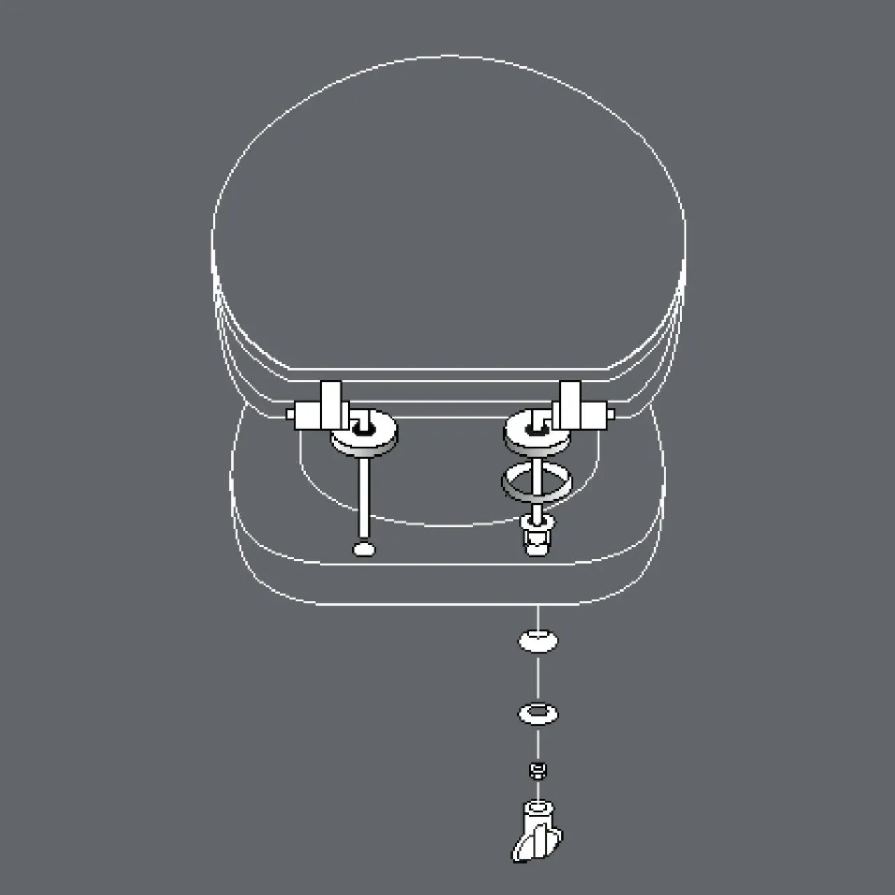 douceur d'intu017drieur Abattant WC bois (37 x 46 cm) Ginkoblue Bleu Discount