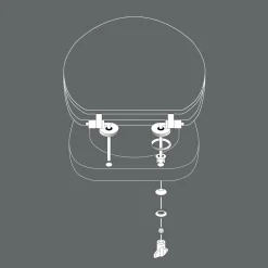 douceur d'intu017drieur Abattant WC bois (37 x 46 cm) Jade Vert Clearance