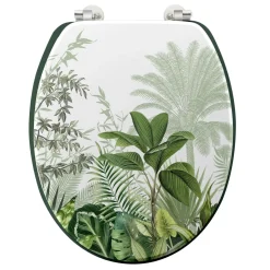 douceur d'intu017drieur Abattant WC bois (37 x 46 cm) Vagabonde Vert Hot