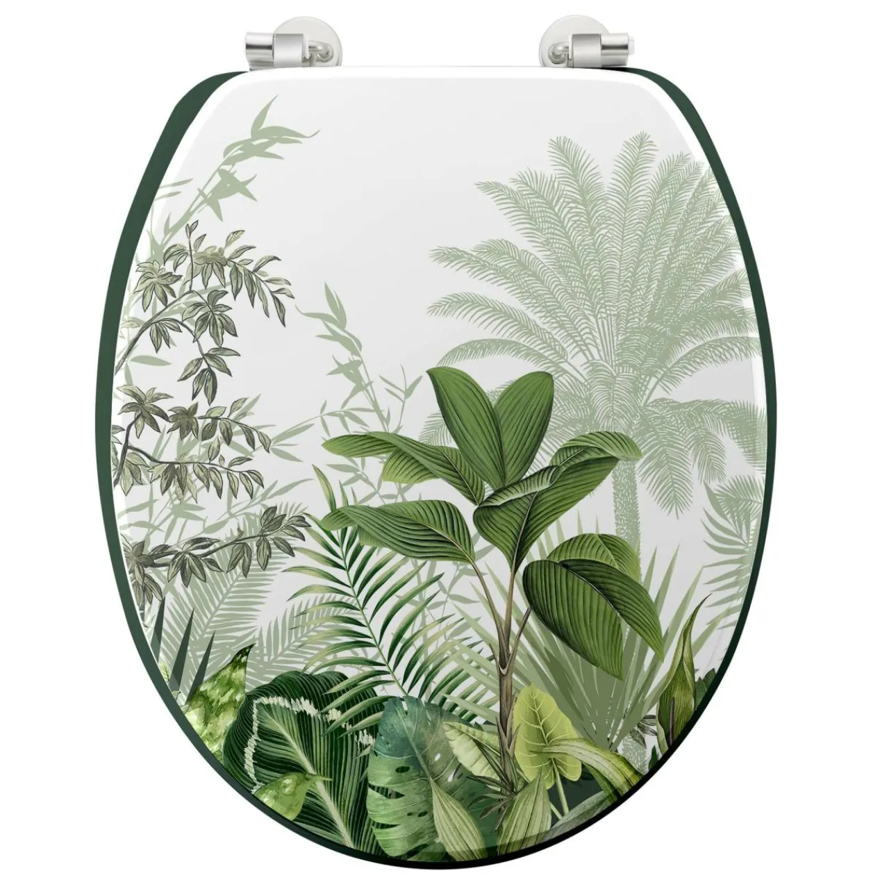 douceur d'intu017drieur Abattant WC bois (37 x 46 cm) Vagabonde Vert Hot