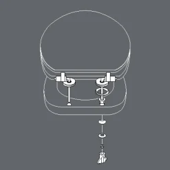 douceur d'intu017drieur Abattant WC bois (37 x 46 cm) Vagabonde Vert Hot