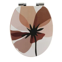 TENDANCE Abattant WC frein de chute 18 pouces MDF Natural Simplicity Multicolore