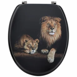 TENDANCE Abattant WC 18 pouces Africa Noir