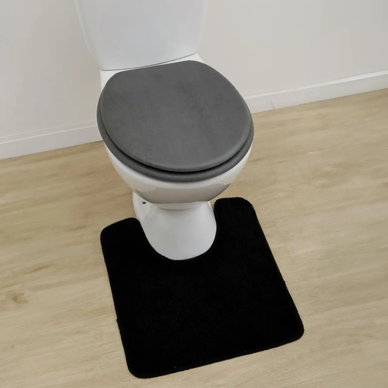 TENDANCE Abattant WC 18 pouces en bois Façon Béton Gris Online
