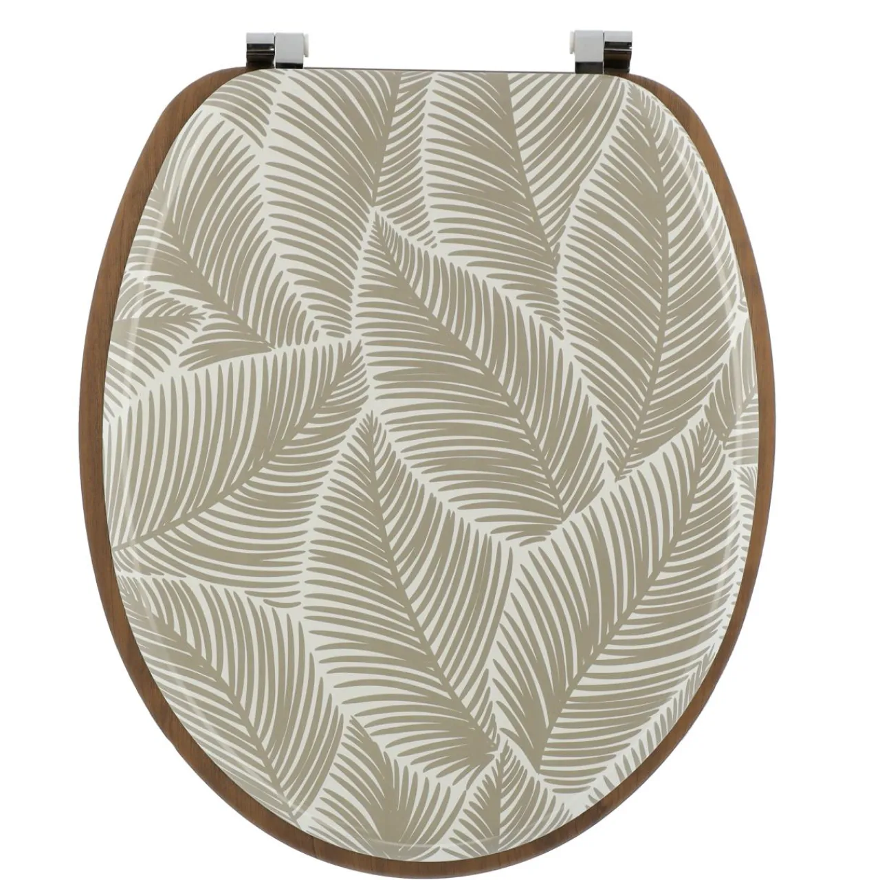 TENDANCE Abattant WC 18 pouces façon bois acacia Rustique Mimétisme Marron Sale