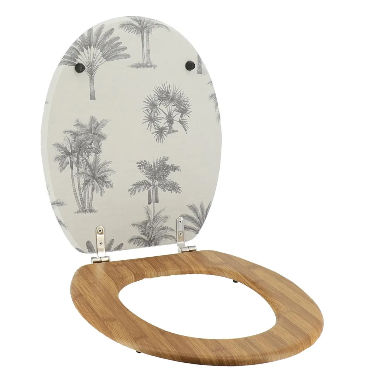 TENDANCE Abattant WC 18 pouces MDF Arizona Dream Gris Discount