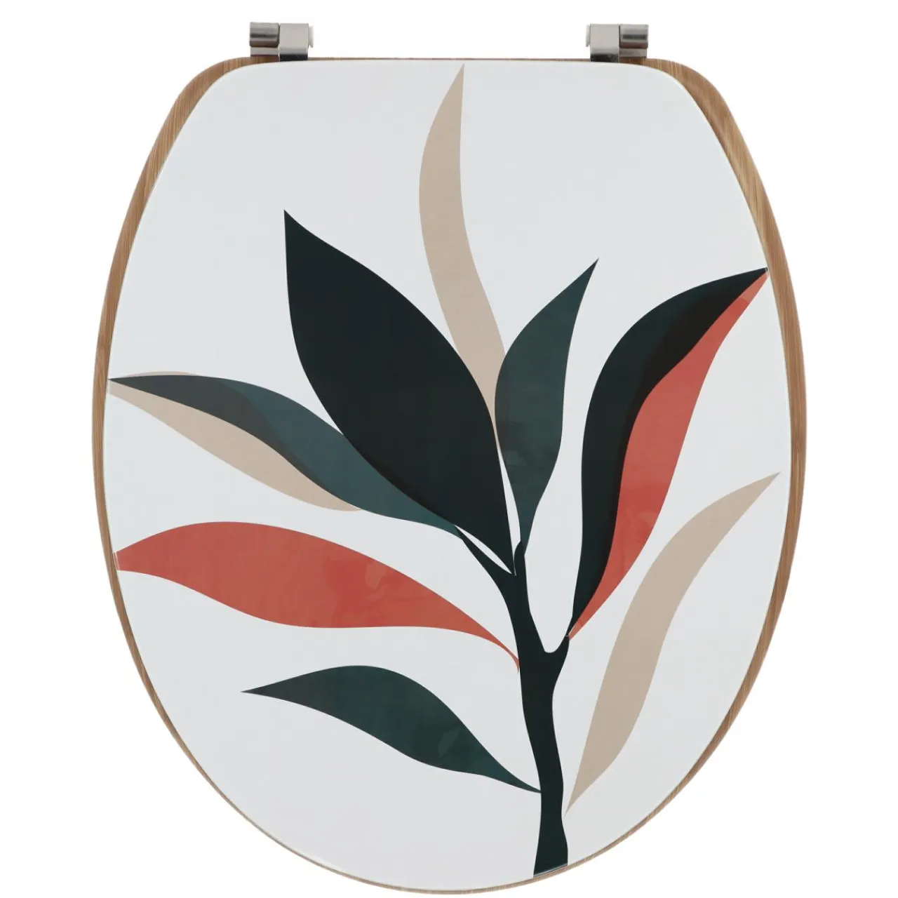 TENDANCE Abattant WC 18 pouces MDF Bucolique Multicolore Discount