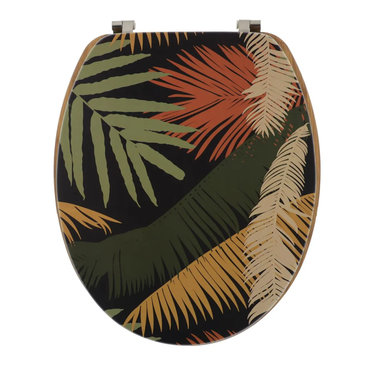TENDANCE Abattant WC 18 pouces MDF Exotic Garden Multicolore Discount