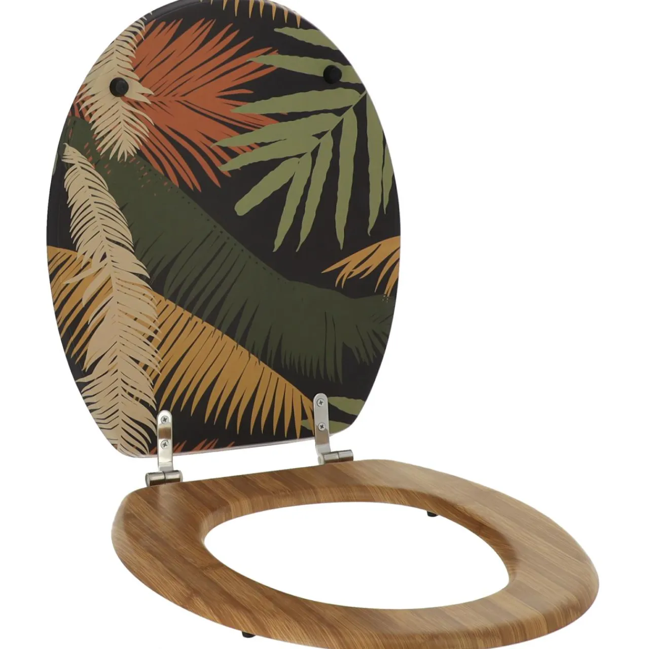 TENDANCE Abattant WC 18 pouces MDF Exotic Garden Multicolore Discount