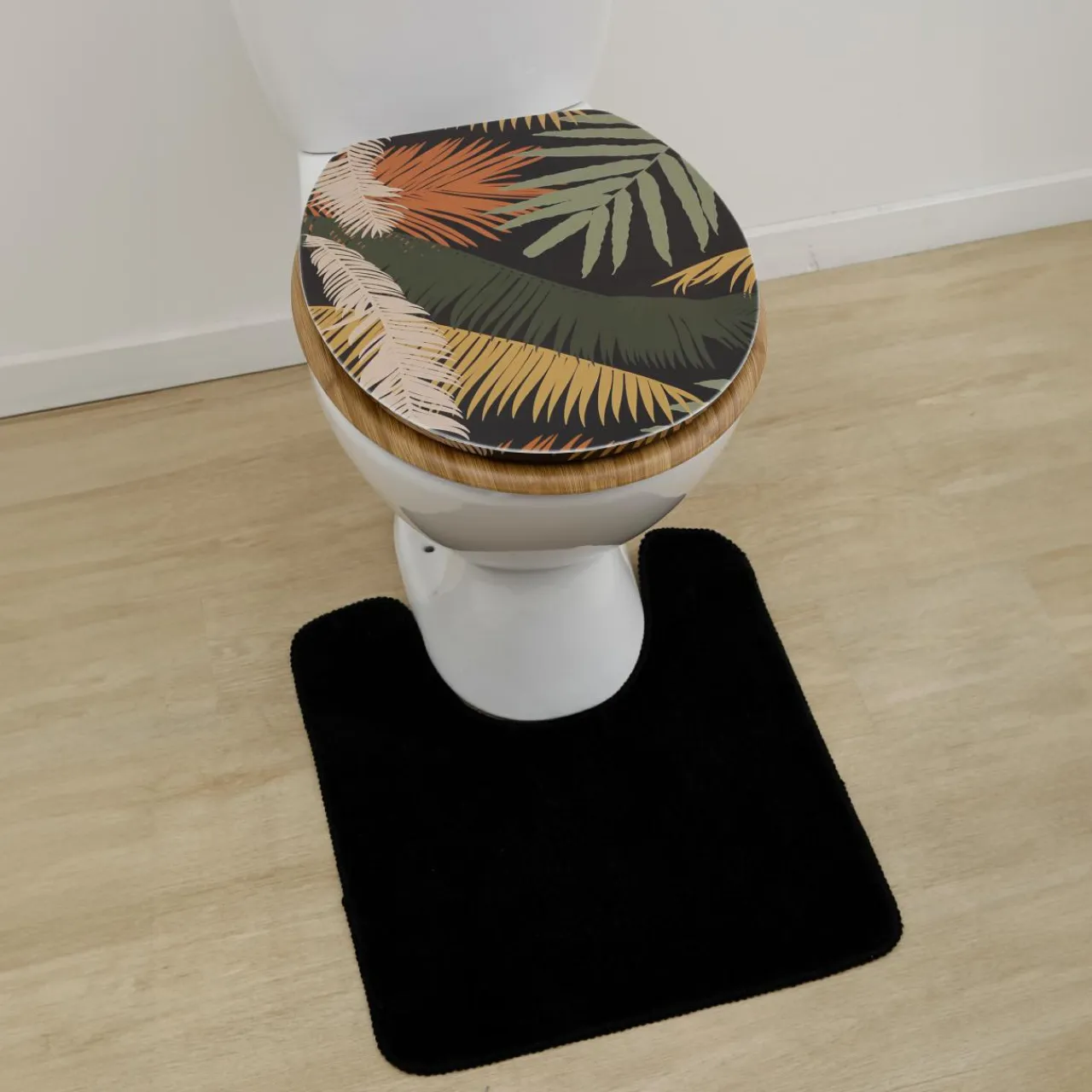 TENDANCE Abattant WC 18 pouces MDF Exotic Garden Multicolore Discount