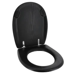 TENDANCE Abattant WC 18 pouces MDF Façon Bois Scandi Noir Online