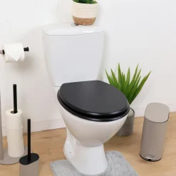TENDANCE Abattant WC 18 pouces MDF Primo Noir Hot