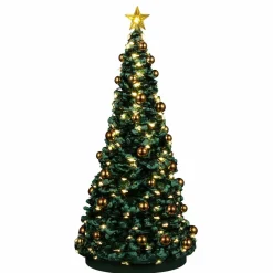 LEMAX Accessoire (H24 cm) Joyeux sapin de Noël illuminé Outlet
