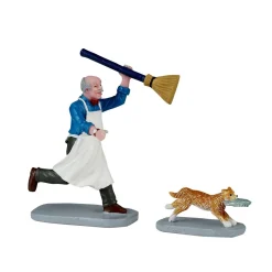 LEMAX Accessoire (H7,6 cm) Le chat Voleur de poisson Sale