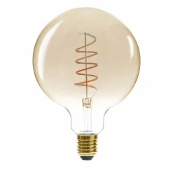 ATMOSPHERA Ampoule lumineuse Glode torsadé Ambre Hot