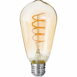 ATMOSPHERA Ampoule lumineuse Larme torsadée Ambre New