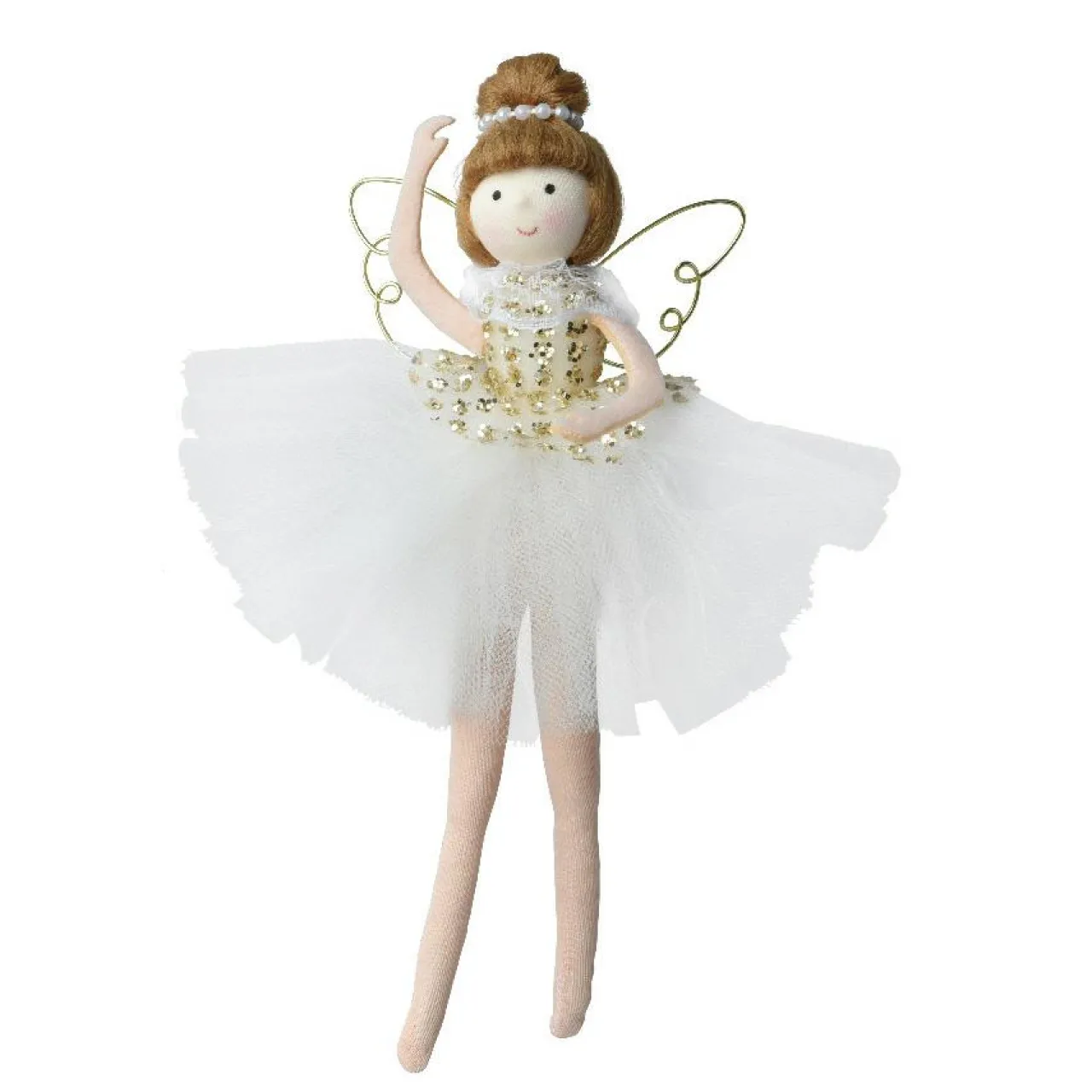 KAEMINGK Ange de Noël à suspendre (H20 cm) Danseuse ballerine Dée Or Discount