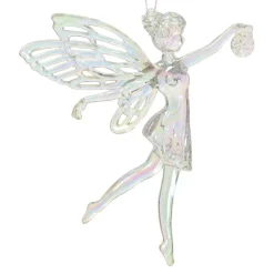 KAEMINGK Ange de Noël à suspendre (H11 cm) Féerie irisé Transparent Outlet
