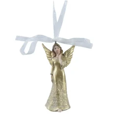 KAEMINGK Ange de Noël à suspendre (H9 cm) Sainte-Gisèle Or Sale