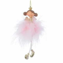 KAEMINGK Ange à suspendre (H14 cm) Danseuse Rose Online