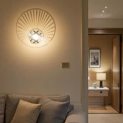 EMINZA Applique murale en bambou (D50 cm) Lagunee Naturel Hot