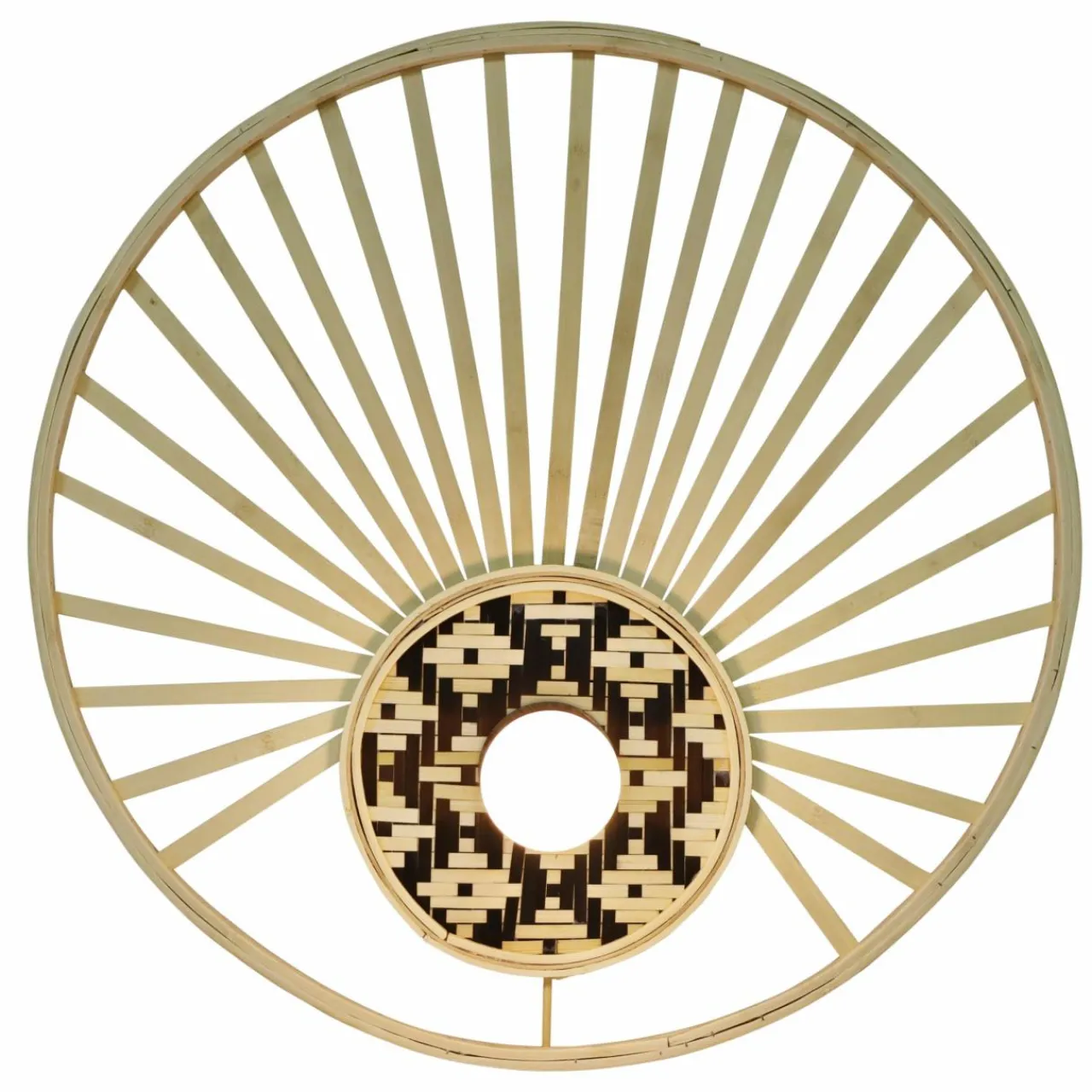 EMINZA Applique murale en bambou (D50 cm) Lagunee Naturel Hot
