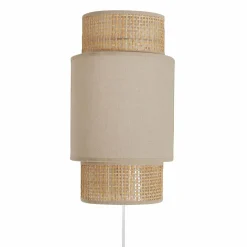 OSTARIA Applique murale en rotin (H33 cm) Luz Beige Sale