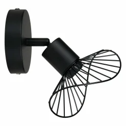 OSTARIA Applique murale métal (H17,5 cm) Capeline Noir Sale