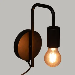 ATMOSPHERA Applique murale métal (H25 cm) Keli Noir Discount