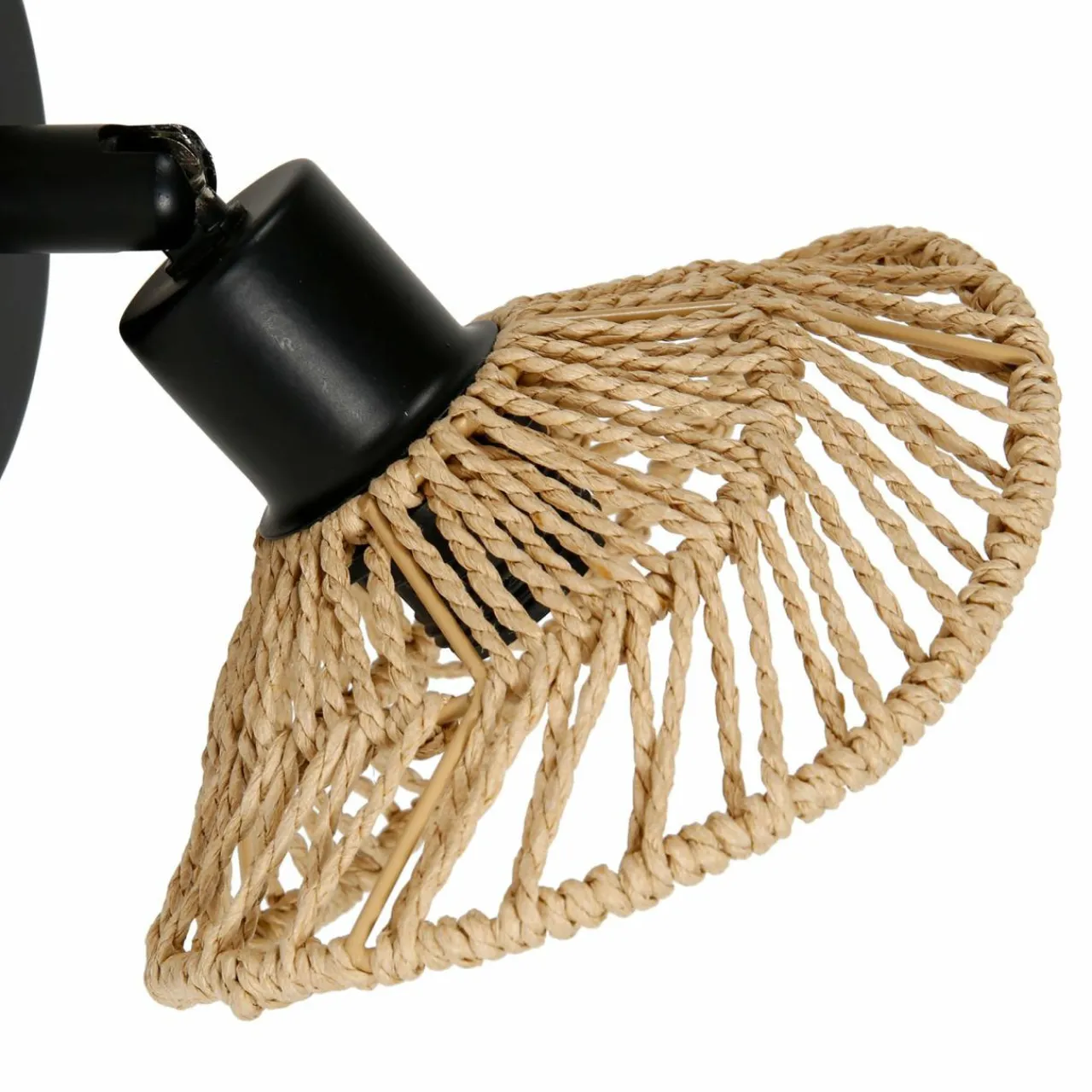 OSTARIA Applique murale papier et métal (H17 cm) Riva Naturel New