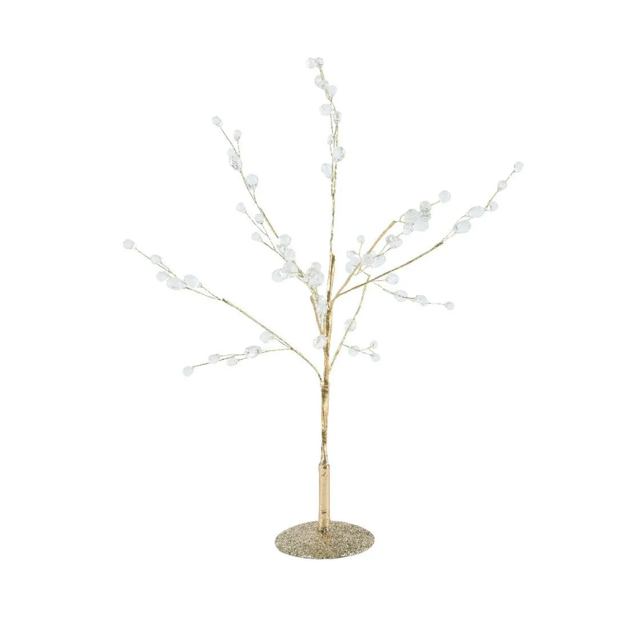 KAEMINGK Arbre de Noël à poser (H40 cm) Perles nacrées et paillettes Or Outlet