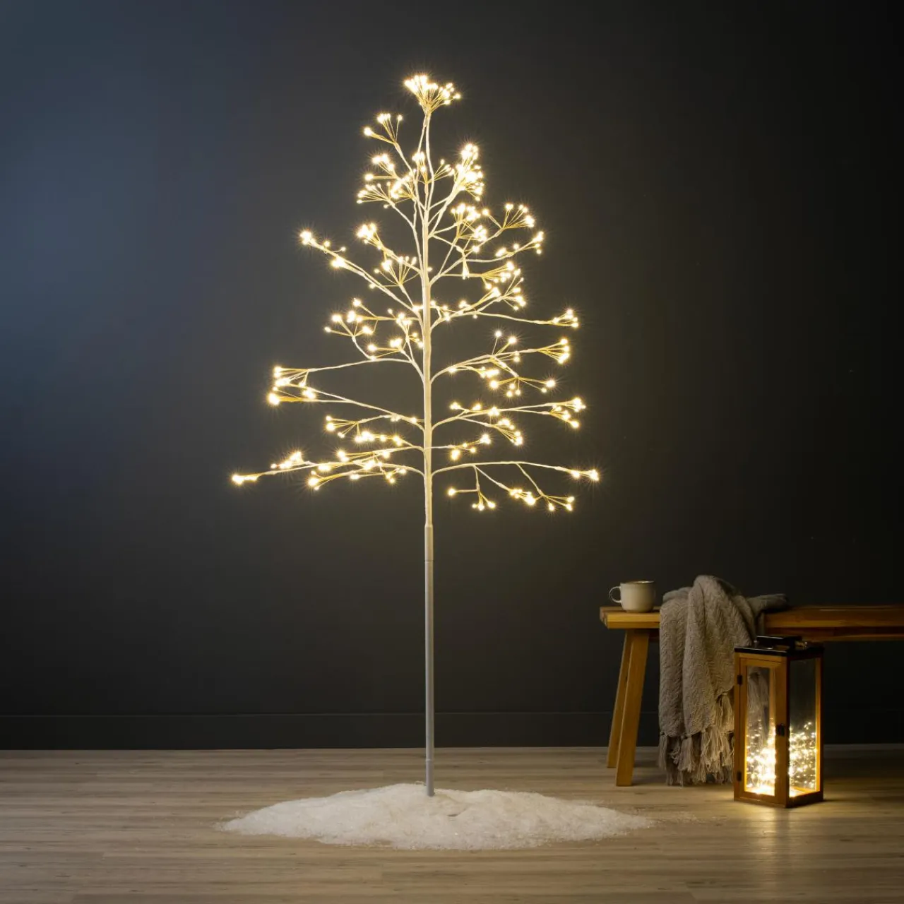 KAEMINGK Arbre lumineux 672 LED (H180 cm) Holly Tilleul et chaud Blanc Best