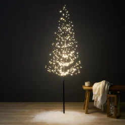 EMINZA Arbre lumineux 360 LED (H180 cm) Sapin d'hiver Blanc chaud Best