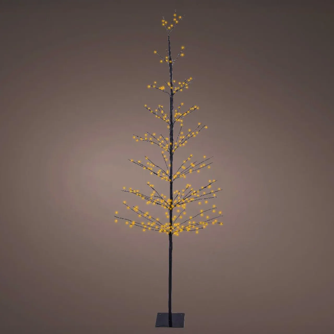 EMINZA Arbre lumineux 360 LED (H180 cm) Sapin d'hiver Blanc Chaud doré