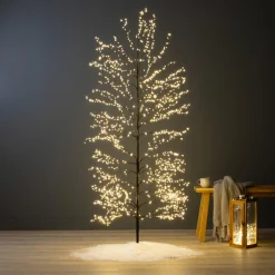 KAEMINGK Arbre lumineux 1755 LED (H180 cm) Wonderland Blanc chaud Sale