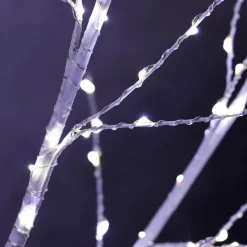EMINZA Arbre lumineux 400 Micro LED (H150 cm) Bouleau Wills Blanc froid Clearance