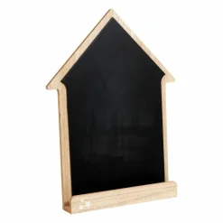 OSTARIA Ardoise chevalet enfant bois (30 x 40 cm) Maison Marron