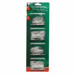 Feeric Lights & Christmas Attache-boule multi-tailles x300 Argent New