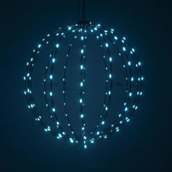 KOOPMAN Ballon lumineux Digital 168 LED (D40 cm) Pliable Multicolore Discount