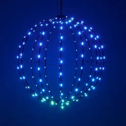 KOOPMAN Ballon lumineux Digital 168 LED (D40 cm) Pliable Multicolore Discount