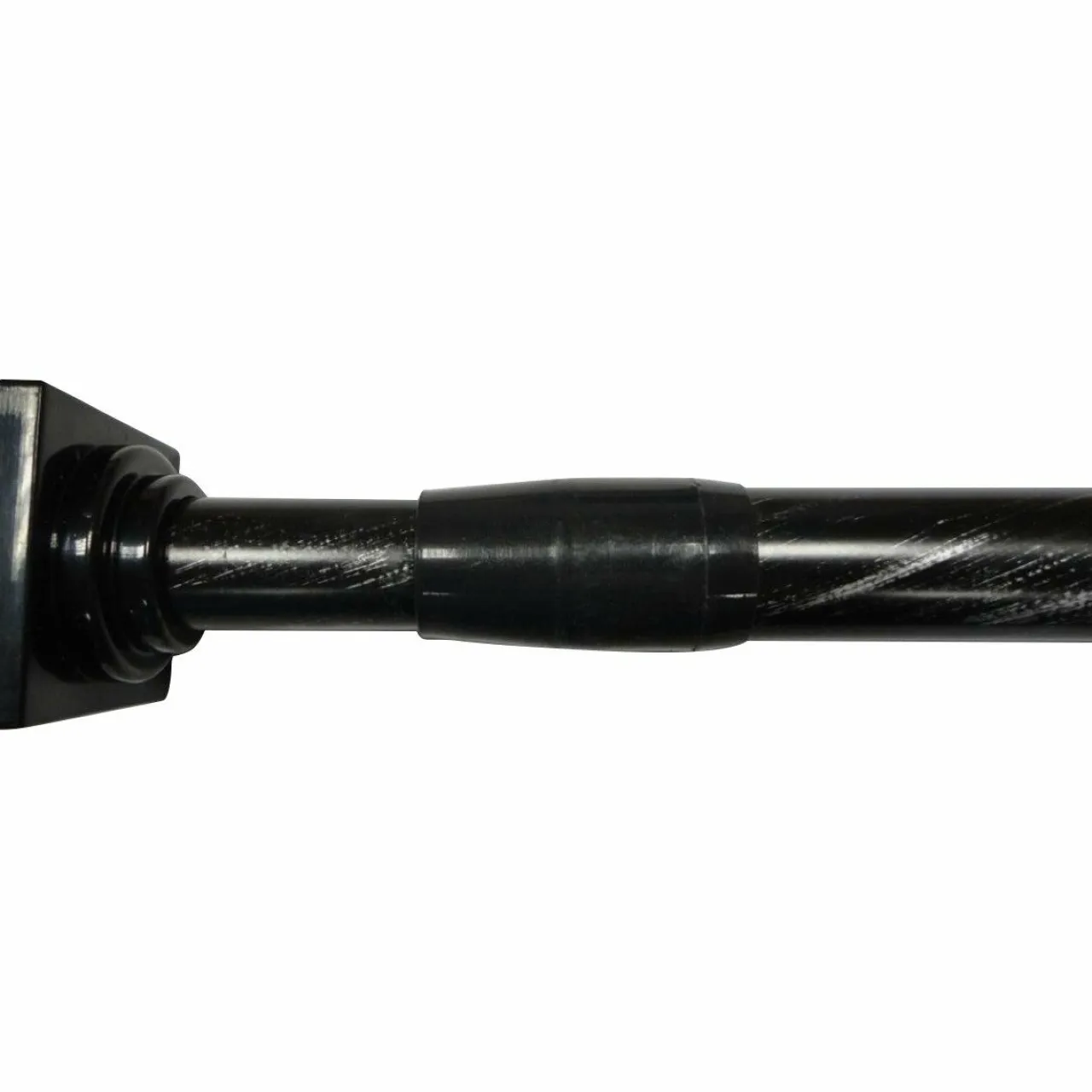 LUANCE Barre autobloquante (L110 à 200 cm) Carré Noir Discount