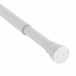 TENDANCE Barre de rideau de douche autobloquante (de 105 à 250 cm) Blanc Outlet