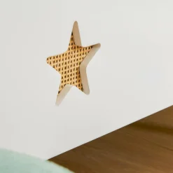 EMINZA Bibliothèque enfant bois (H72 cm) Stars he Blanc Hot