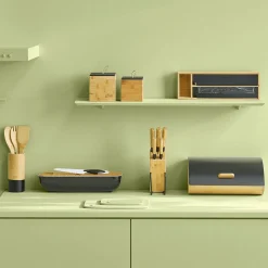5 Five Simply Smart Bloc de 5 couteaux bambou Naturel Sale