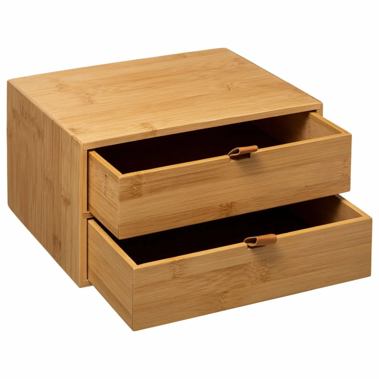 5 Five Simply Smart Boite bambou 2 tiroirs (H14 cm) Sury Naturel Outlet