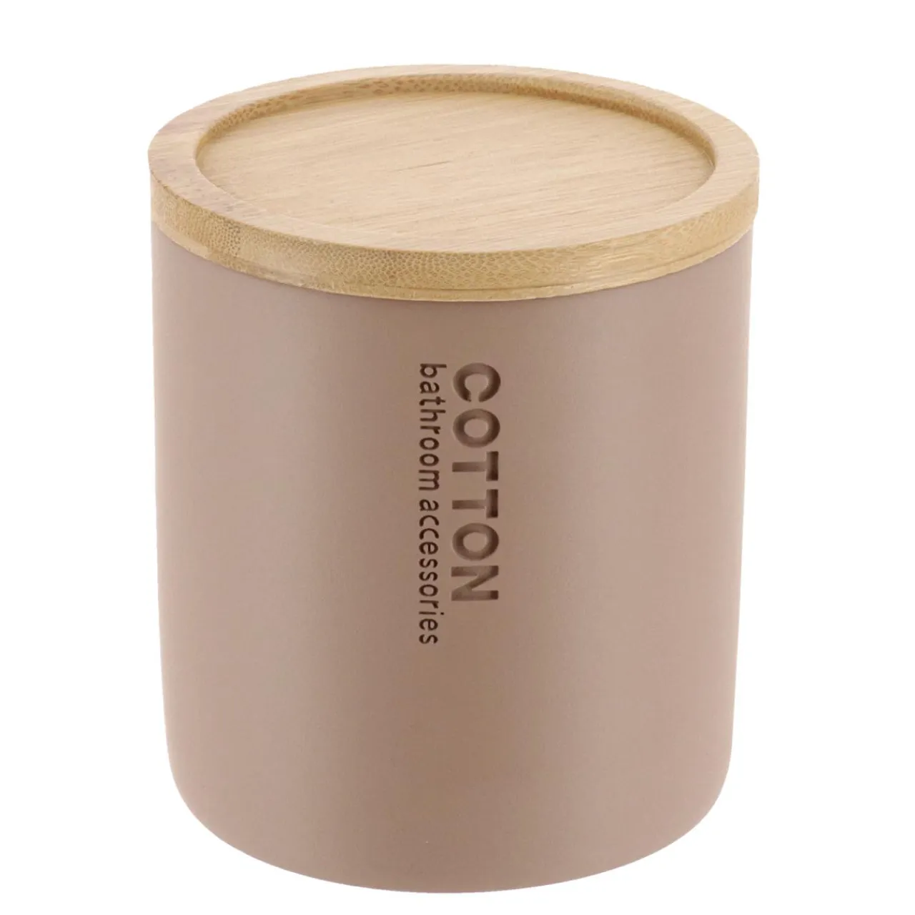 TENDANCE Boite à coton Purebamboo Cappuccino Marron Best