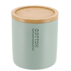 TENDANCE Boite à coton Purebamboo Vert Eucalyptus