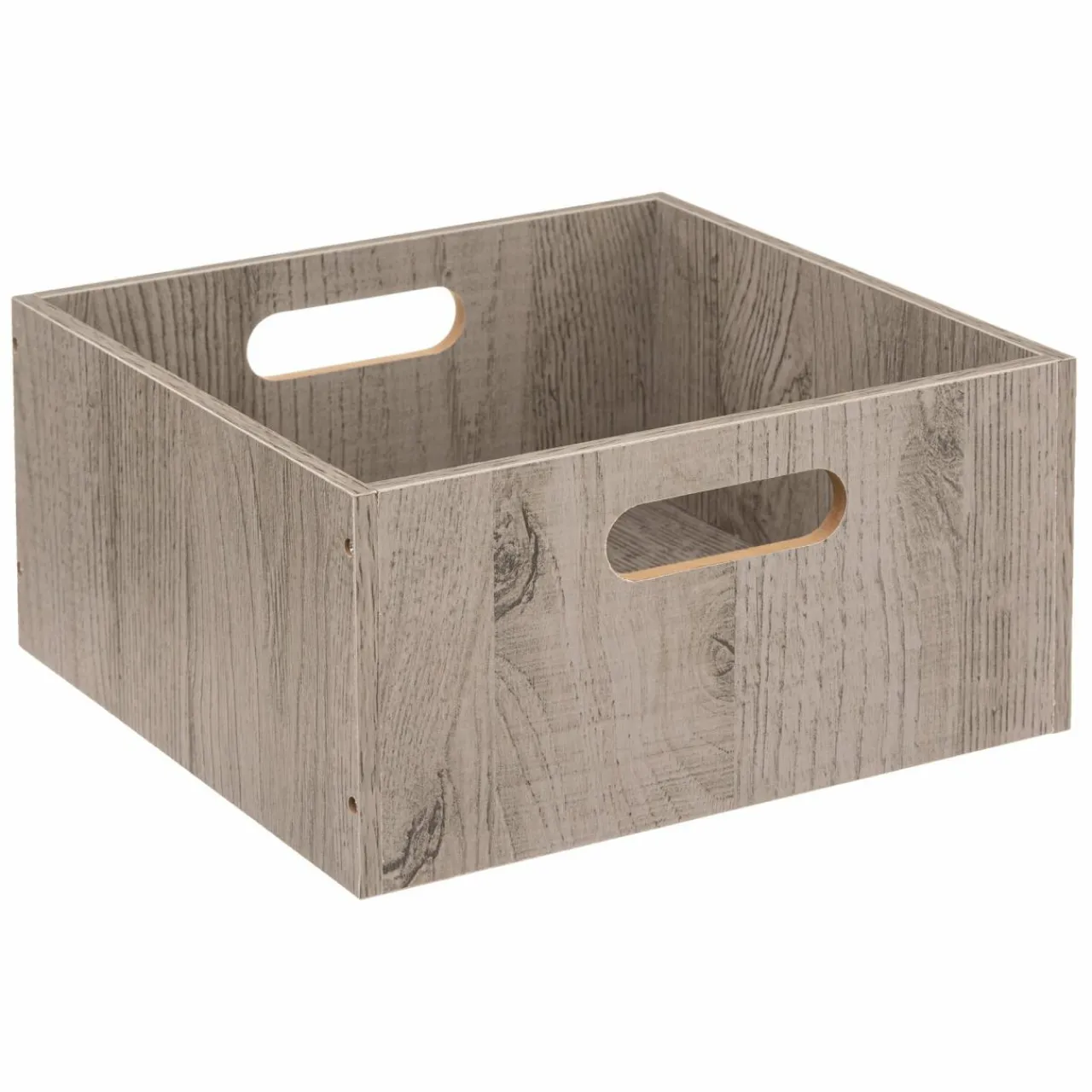 5 Five Simply Smart Boite de rangement (31 x 31 x 15 cm) Mano e Gris